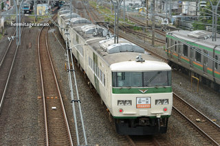 185系リレー号にJNRマーク